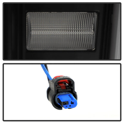 SPYDER 19-20 GMC Sierra 1500 (w/o Factory LED) LED Tail Lights - Black Smoke (ALT-YD-GS19-GRLED-BSM) 5089458
