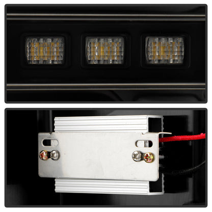 SPYDER 19-20 GMC Sierra 1500 (w/o Factory LED) LED Tail Lights - Black Smoke (ALT-YD-GS19-GRLED-BSM) 5089458
