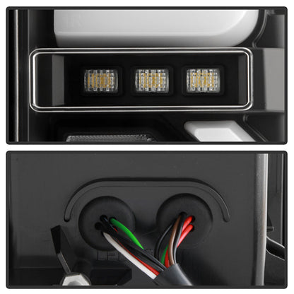 Spyder GMC Sierra 19-20 LED Model Only LED Tail Lights - Black ALT-YD-GS19LED-LED-BK 5000309