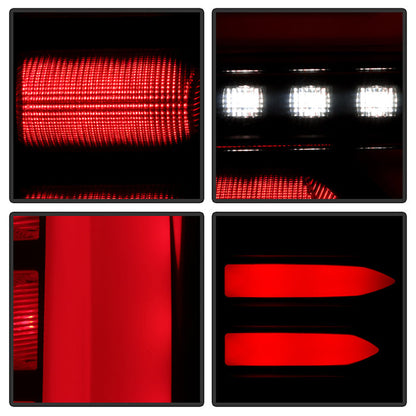 Spyder GMC Sierra 19-20 LED Model Only LED Tail Lights - Black ALT-YD-GS19LED-LED-BK 5000309