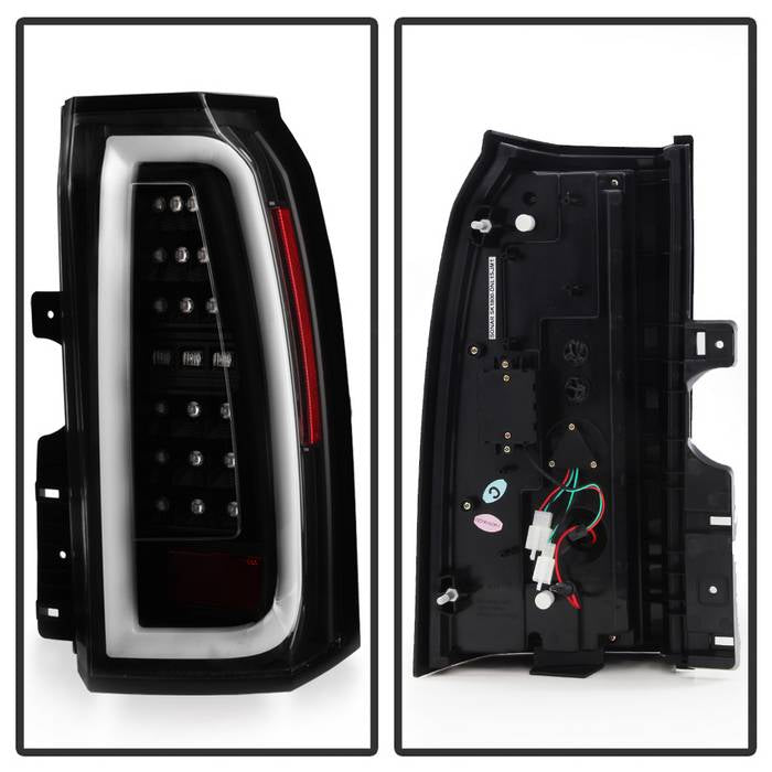 Spyder 15-17 GMC Yukon LED Tail Lights - Black (ALT-YD-GY15-LED-BK) 5085702