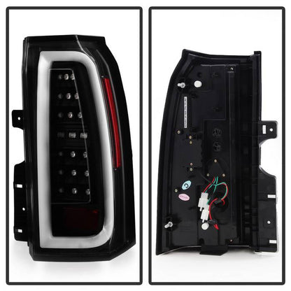 Spyder 15-17 GMC Yukon LED Tail Lights - Black (ALT-YD-GY15-LED-BK) 5085702