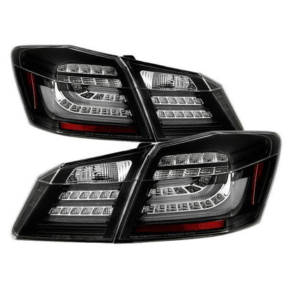 Spyder Honda Accord 08-12 4DR LED Tail Lights Black ALT-YD-HA08-4D-LED-BK 5032621