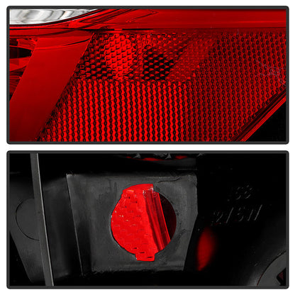 Spyder Honda Civic 06-08 2Dr LED Tail Lights Red Clear ALT-YD-HC06-2D-LED-RC 5004512