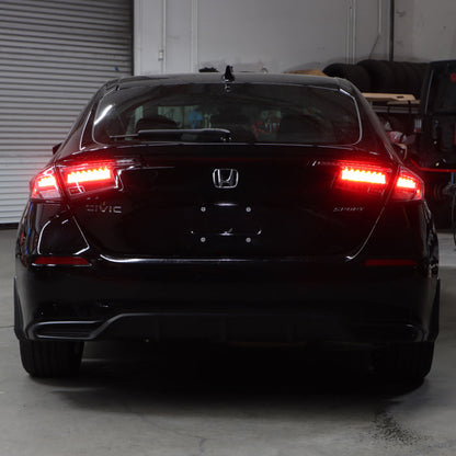 SPYDER Apex 22-24 Honda Civic 5-Door LED Tail Lights - Black (ALT-YD-HC225DAP-SEQGR-BK) 5089113