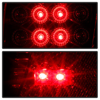 Spyder Honda Civic 96-98 4Dr LED Tail Lights Red Smoke ALT-YD-HC96-4D-LED-RS 5005038