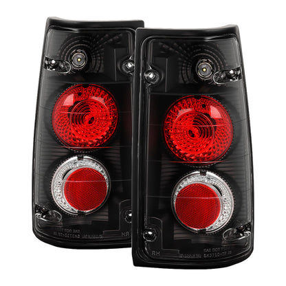 Spyder Isuzu Rodeo 91-97/Isuzu Amigo 89-94 Euro Style Tail Lights Black ALT-YD-IR91-BK 5005472