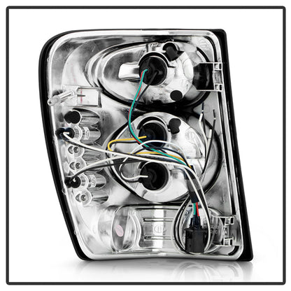 Spyder Jeep Grand Cherokee 99-04 Euro Style Tail Lights Chrome ALT-YD-JGC99-C 5005632