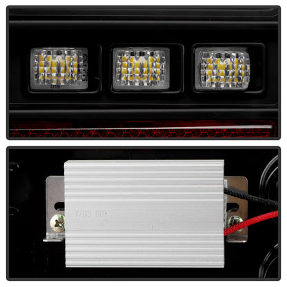 SPYDER 05-21 Nissan Frontier Clear Light Bar LED Tail Lights - Black (ALT-YD-NF05AP-GR-LED-BK) 5089137