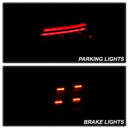 Spyder Porsche 987 Cayman 06-08 / Boxster 09-12 LED Tail Lights - Sequential Signal - Black 5086839