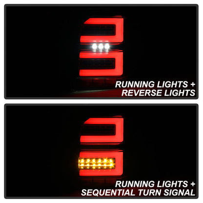 Spyder Toyota 4Runner 10-14 LED Tail Lights - Sequential Turn Signal - Black ALT-YD-T4R10-SEQ-BK 5087812
