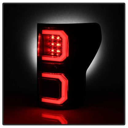Spyder 07-13 Toyota Tundra V2 Light Bar LED Tail Lights - Black ALT-YD-TTU07V2-LB-BK 5085368