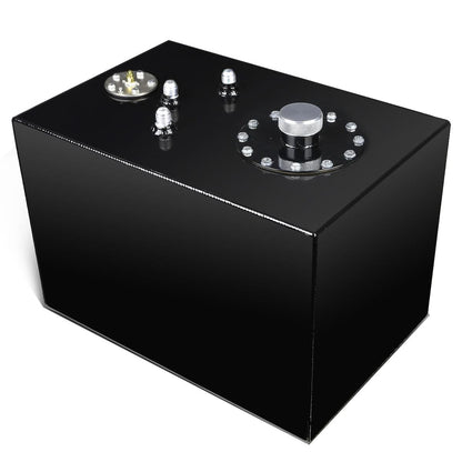 12 Gallon Aluminum Fuel Cell Gas Tank with Level Sender - Black