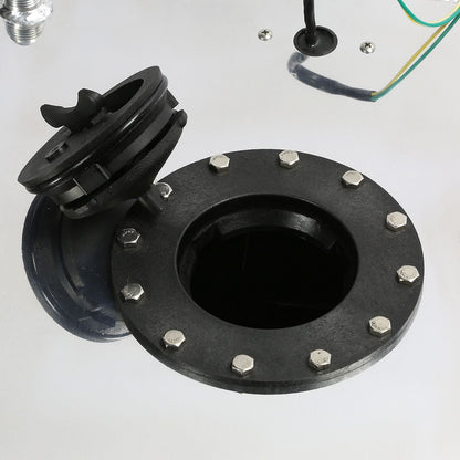 15.5 Gallon Aluminum Fuel Cell Gas Tank with Level Sender - Polished