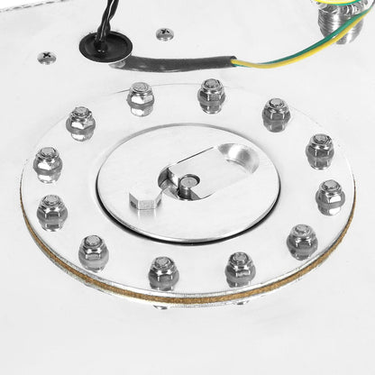 20 Gallon Aluminum Fuel Cell Gas Tank with Level Sender Polished