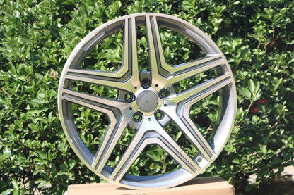 22" Wheels fits Mercedes Benz GL350 GL450 GL500 GL550 GLE350 GLE400 GLE43 GLE450 GLE53 GLE63 GLS450 GLS550 GLS63 ML350 ML500 ML550