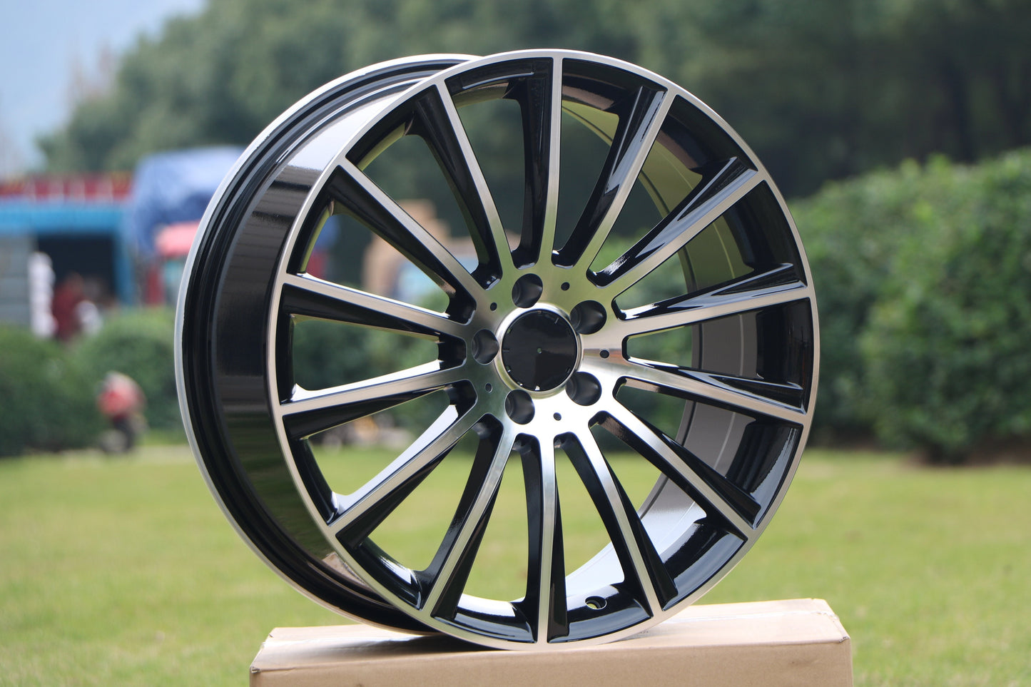 20" Multispoke Style Wheels fits Mercedes Benz C250 C300 C400 C63 CL500 CL550 CL65 CLS550 CLS63 CLS65 E300 E350 E53 E550 E63 E65 GL350 GL450 GLE350 GLE450 GLE53 GLE580 GLS450 GLS63 ML350 ML500 S350 S400 S450 S500 S550 S560 S580 S600 S63 S65