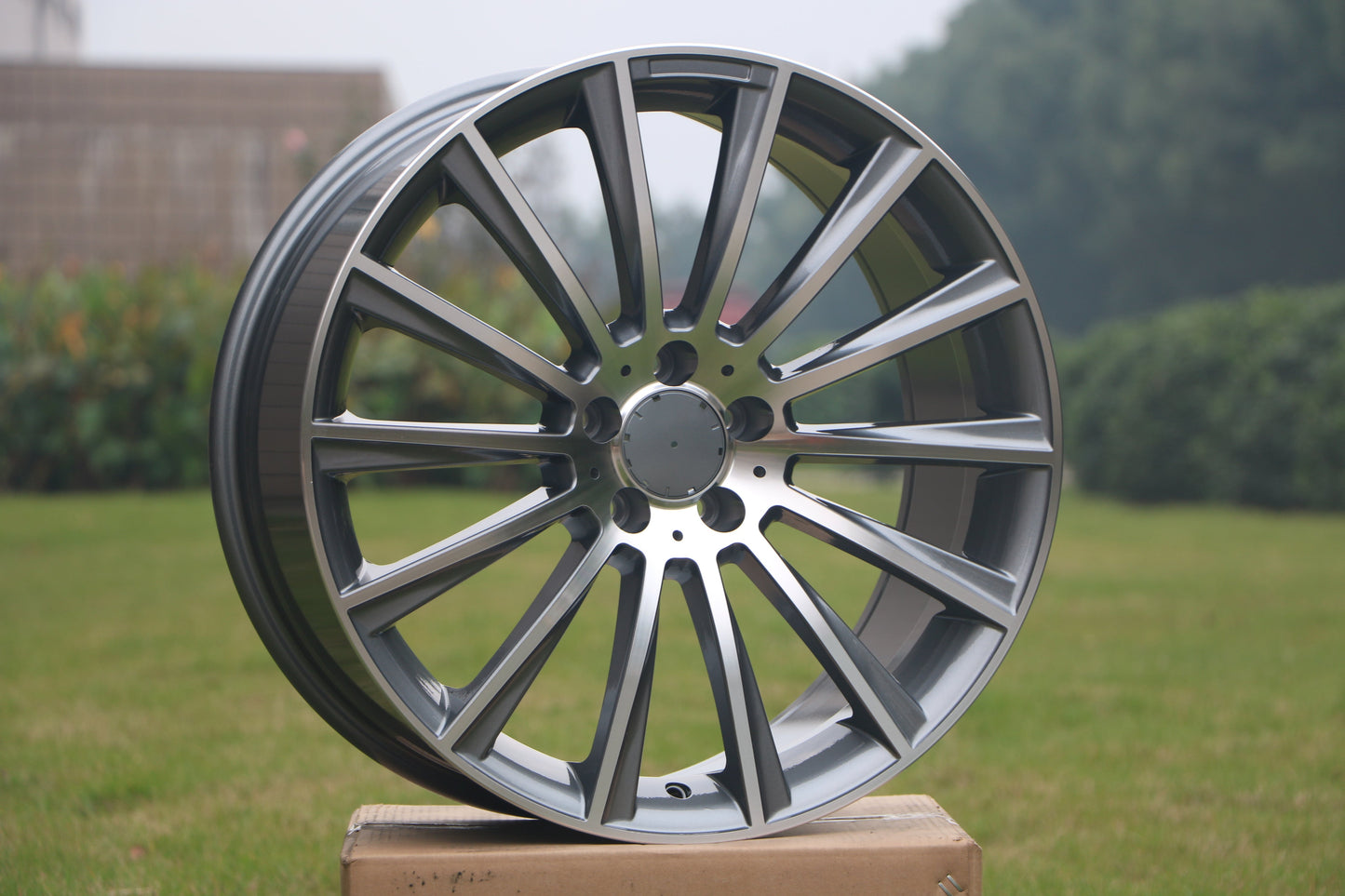 17" Multispoke Style Wheels fits Mercedes Benz C230 C250 C280 C300 C350 CLA250 E300 E320 E350 E450 E500 E550 GLA250 W204 W205