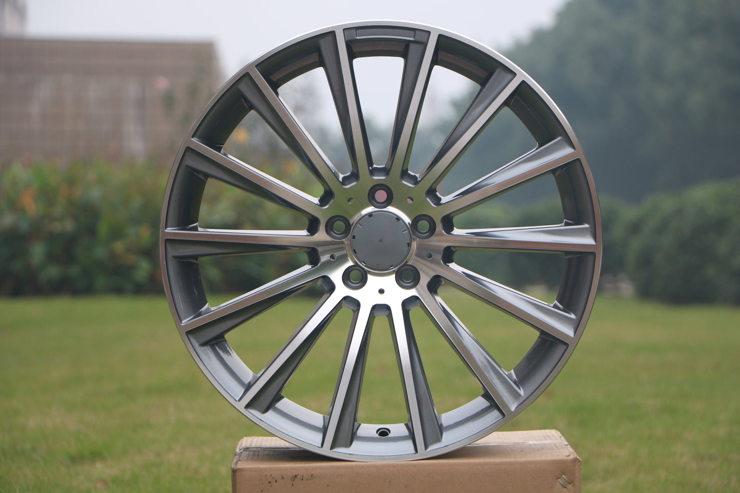 22" Multispoke Style Wheels fits Mercedes Benz CL500 CL550 CL65 CLS350 CLS550 CLS63 CLS65 E300 E350 E53 E550 E63 E65 GL350 GL450 GL550 GLE350 GLE450 GLE53 GLE580 GLS350 GLS450 GLS63 ML350 ML450 ML500 ML550 S450 S500 S550 S580 S600 S63 S65
