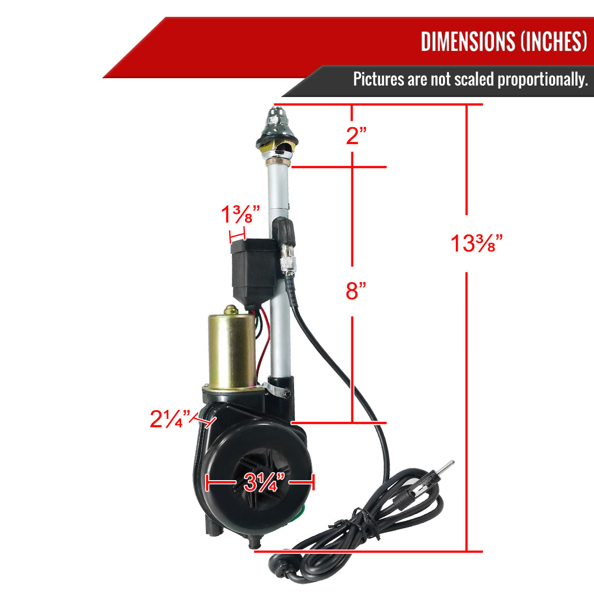 Antenna Mast Replacement Kit