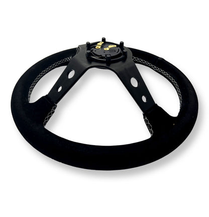 350mm Steering Wheel + Short Hub Adapter Kit For Mazda Miata RX-7 RX-8 MX-3 MX-6
