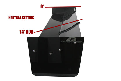 GT-2000 Carbon Fiber High Downforce Rear Wing - Special Order 78"