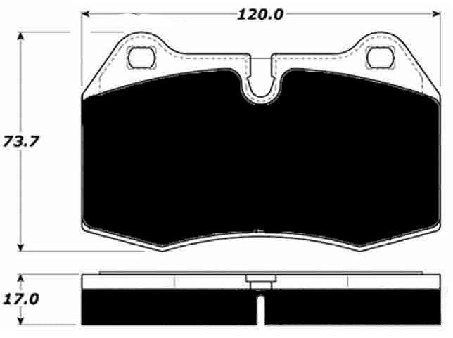 Porterfield Brake Pads for 1995 BMW 840Ci