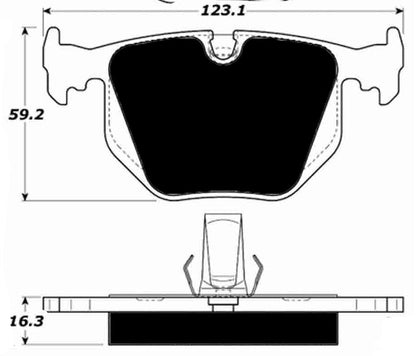 Porterfield Brake Pads for 1994 BMW 850CSi