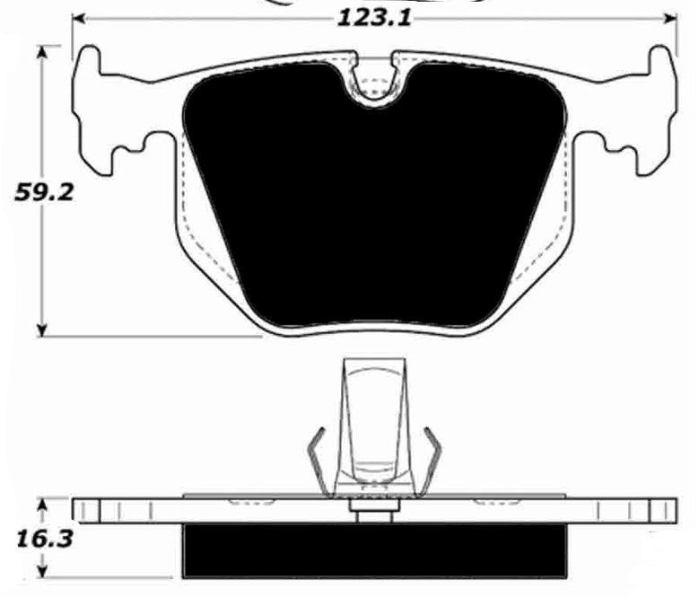 Porterfield Brake Pads for 2001 BMW M3