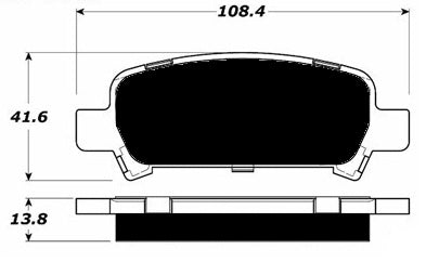 Porterfield Brake Pads for 1999 SUBARU Forester w/Rear Disc