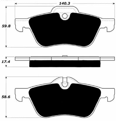 Porterfield Brake Pads for 2005 MINI Cooper