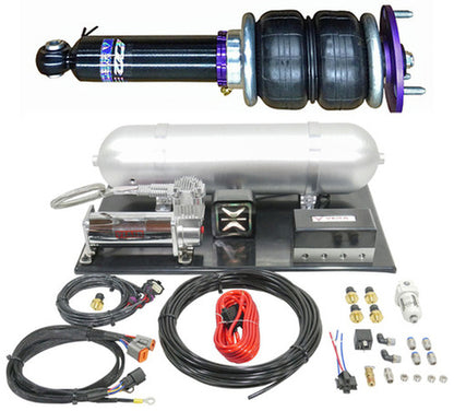 Air Struts w/ VERA AccuAir e+ Connect Pressure 17-23 BMW 530i xDrive/540i xDrive/530e xDrive/540d xDrive D2 Racing FREE SHIPPING