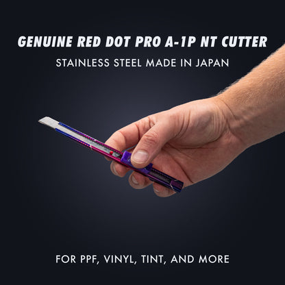 Wrap Fresh ARMR Red Dot NT Cutter (PPF & Vinyl Tool) with Retractable Blade- detailing
