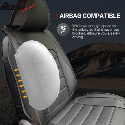 Universal Car Seat Covers Cushion Protecots PU Leather - 02 Style