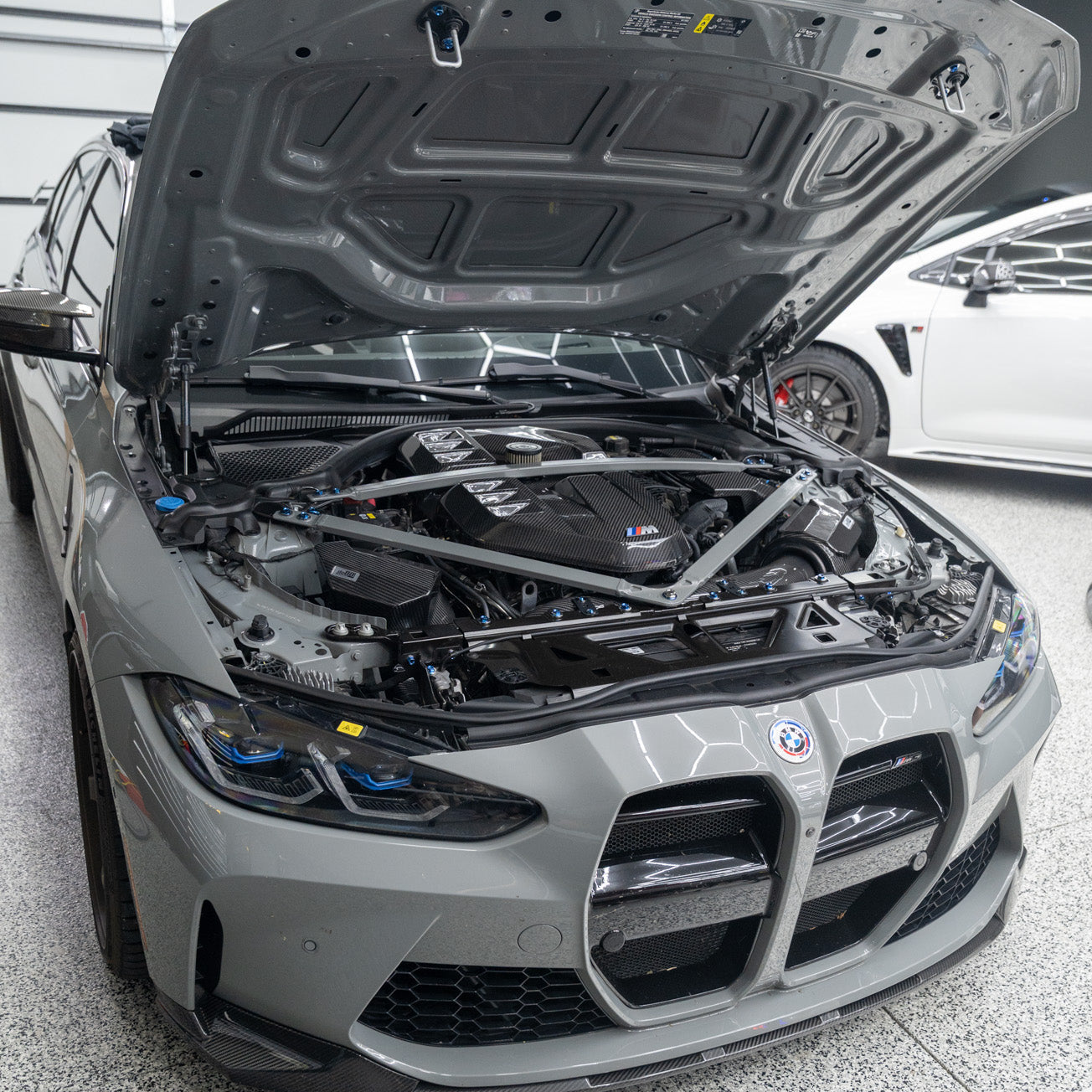 JDC Titanium Engine Bay Dress-Up Hardware Kit | 2021-2026 BMW M3/M4
