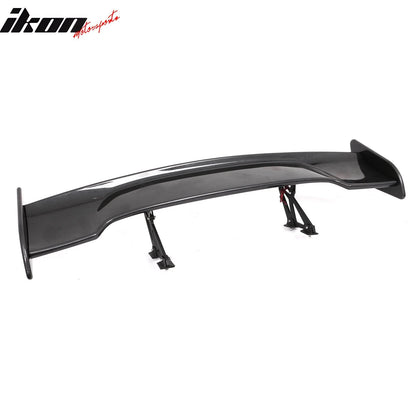 Universal JDM GT Style Carbon Fiber Print Trunk Spoiler ABS w/ Light