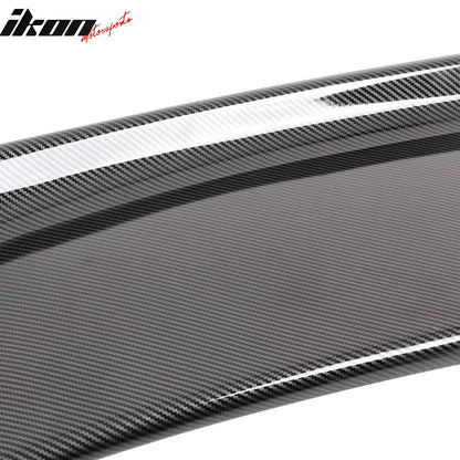 Universal JDM GT Style Carbon Fiber Print Trunk Spoiler ABS w/ Light