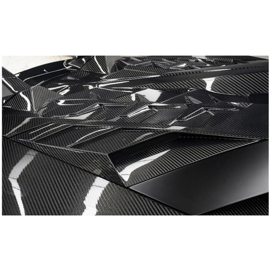 SVY Style Dry Carbon Fiber Rear Side Air Intake Panels for Lamborghini Aventador