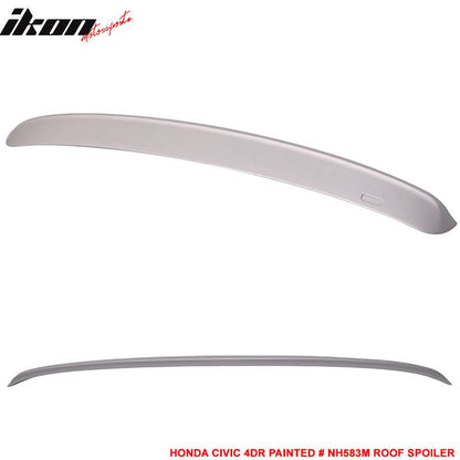 1996-2000 Honda Civic Sedan 4Dr Rear Window Roof Spoiler Wing ABS
