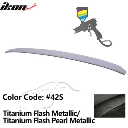 2014-2017 Mazda 3 Sedan 4-Door OE Style Rear Roof Spoiler Lip Wing ABS