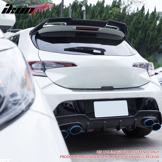 2019-2025 Toyota GR Corolla Sport J Style Unpainted Gray Roof Spoiler