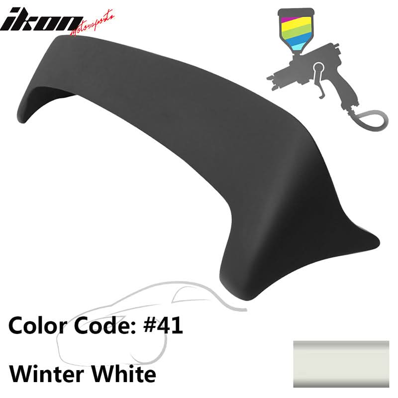 Fits 09-13 Toyota Corolla S LE XLE XRS ABS Rear Roof Spoiler Unblack