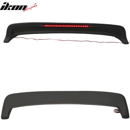 Fits 09-13 Toyota Corolla S LE XLE XRS ABS Rear Roof Spoiler Unblack