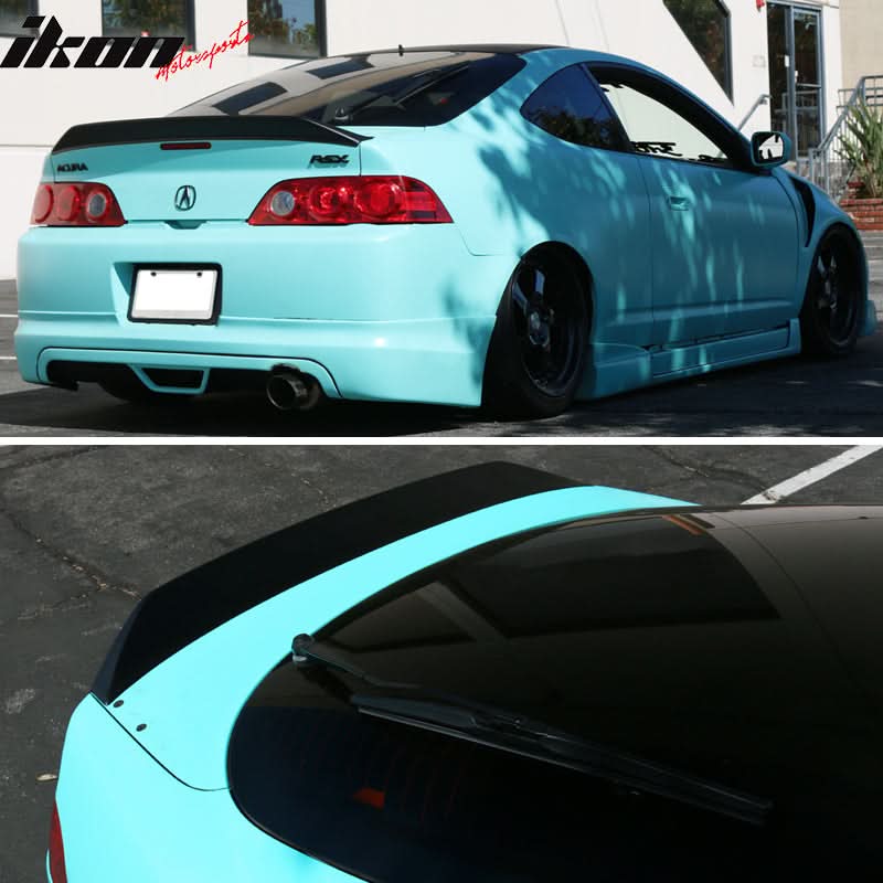 2002-2006 Acura RSX IKON Duckbill Type Matte Black Rear Spoiler Wing
