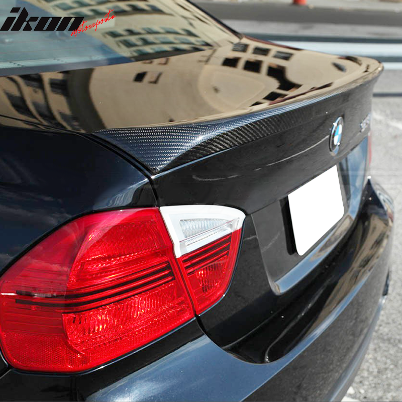 2006-2011 BMW E90 3-Series Sedan M-T Style Trunk Spoiler Carbon Fiber