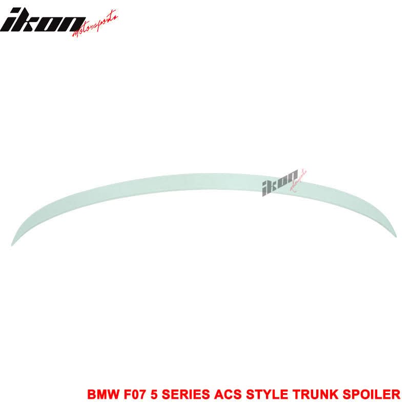 2010-2015 BMW F07 535i GT Hatchback A Style Unpainted Roof Spoiler ABS