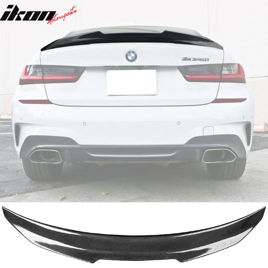2019-2025 BMW 3 Series G20 PSM Style Rear Spoiler Wing Carbon Fiber
