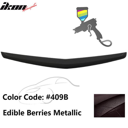 2013-2018 Cadillac ATS Sedan OEM Style Painted Rear Trunk Spoiler