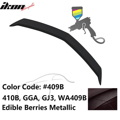 2016-2019 Cadillac ATS Sedan V Style Trunk Spoiler Wing ABS