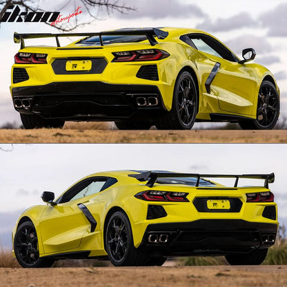 2020-2025 Chevy Corvette High Wing Trunk Spoiler Wing ABS